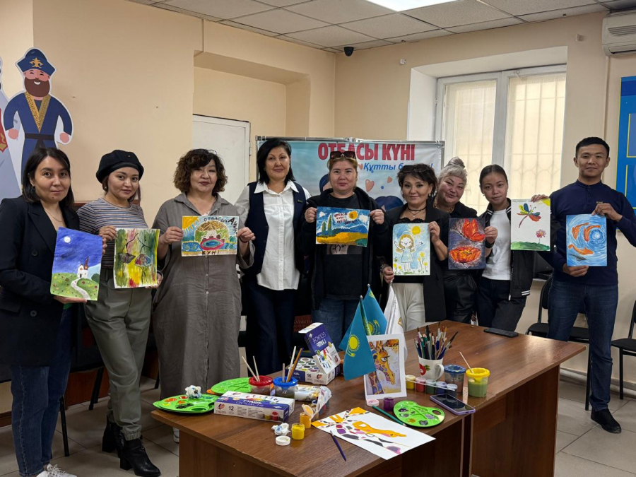 «Сурет салу өнері жанға – шуақ» шеберлік сағаты