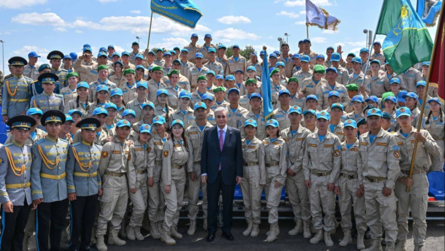 Президент «Айбын» халықаралық әскери-патриоттық жастар жиынын ашты