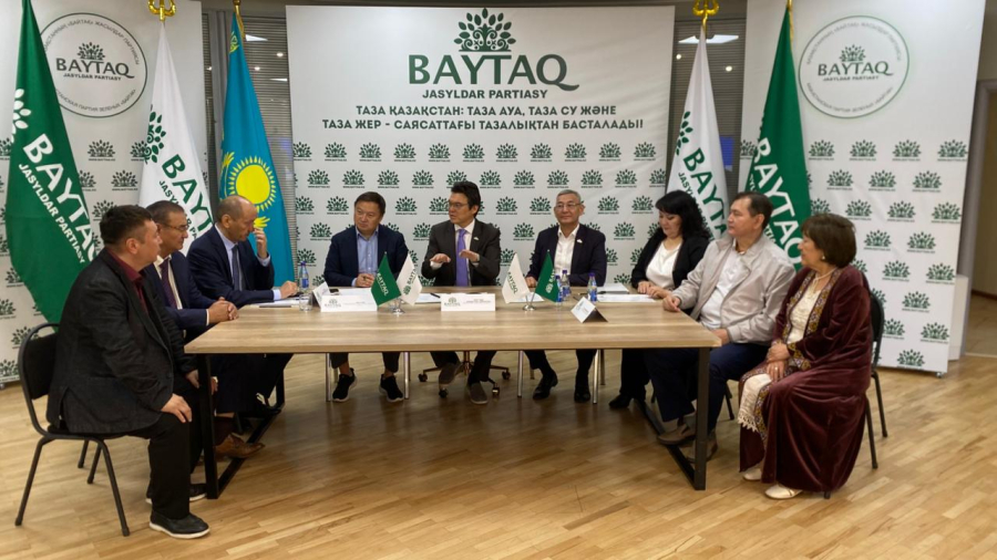 «Байтақ» партиясы Жолдау бойынша баспасөз конференциясын өткізді