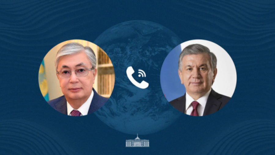 Қ.Тоқаев телефон арқылы Өзбекстан Президентімен сөйлесті