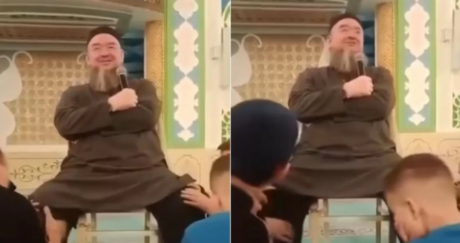 ҚМДБ мешітте аяғын уқалатқан имамға ескерту жасады
