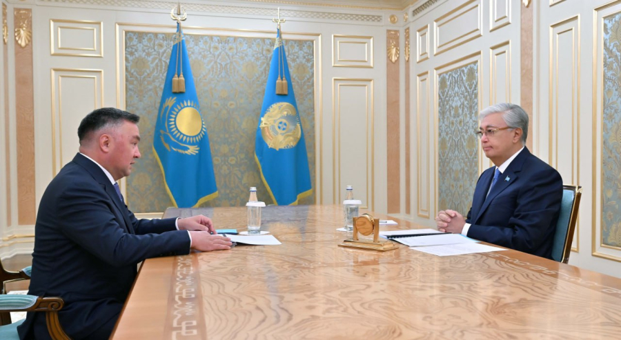 Президент Жоғарғы Сот төрағасы Асламбек Мерғалиевті қабылдады